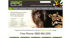 Desktop Screenshot of powerpestcontrol.co.uk